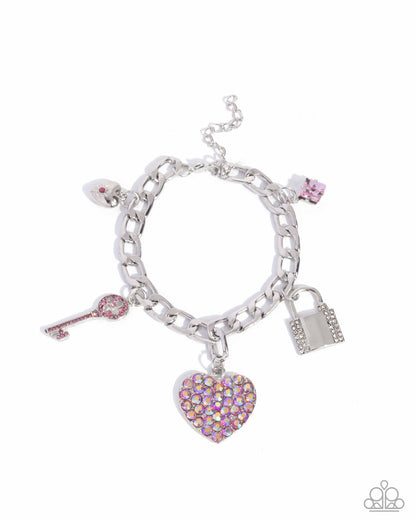 Fortified Fashion - pink - Paparazzi bracelet