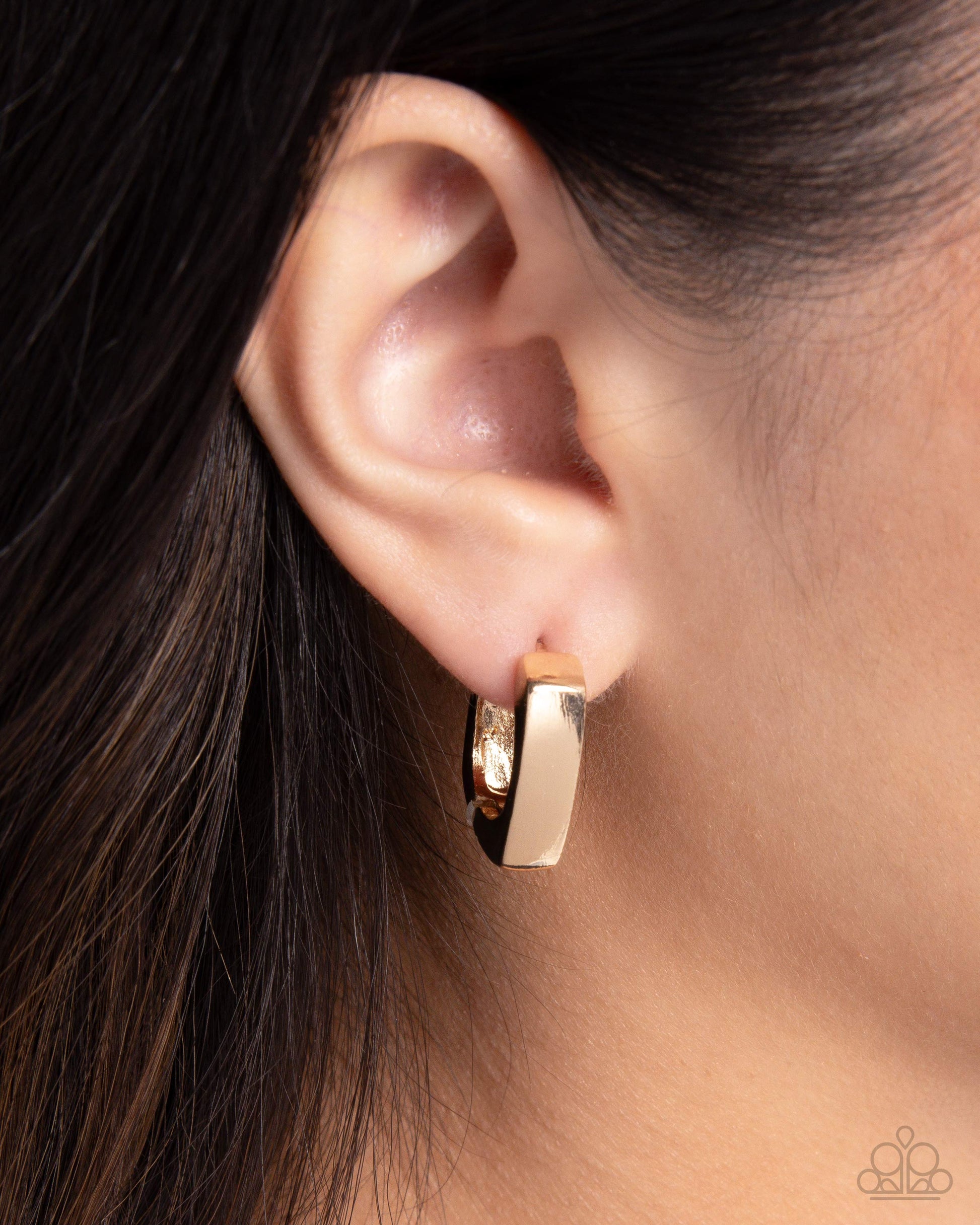 Fortnight Fashion - gold - Paparazzi earrings