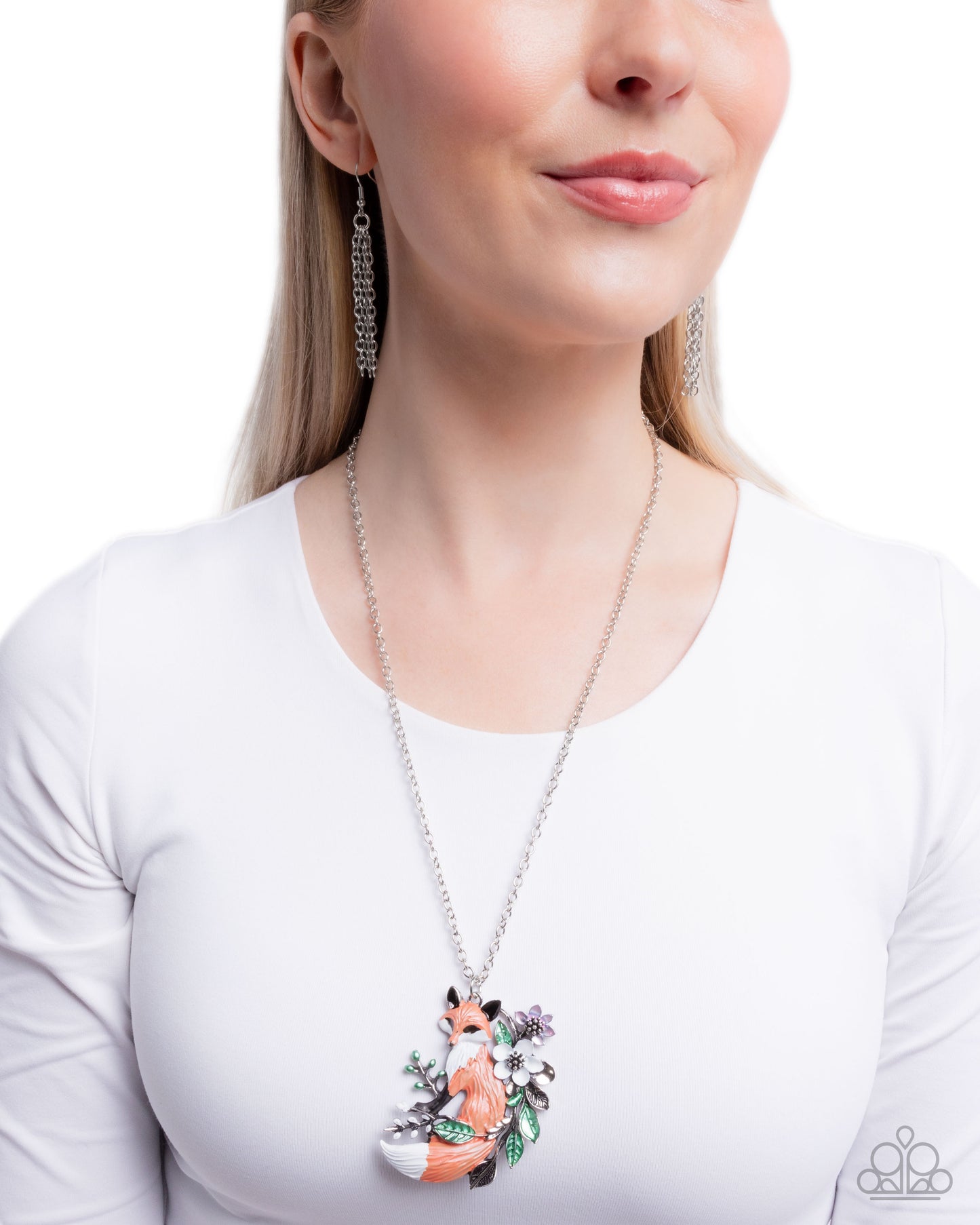 Fox Frame - multi - Paparazzi necklace