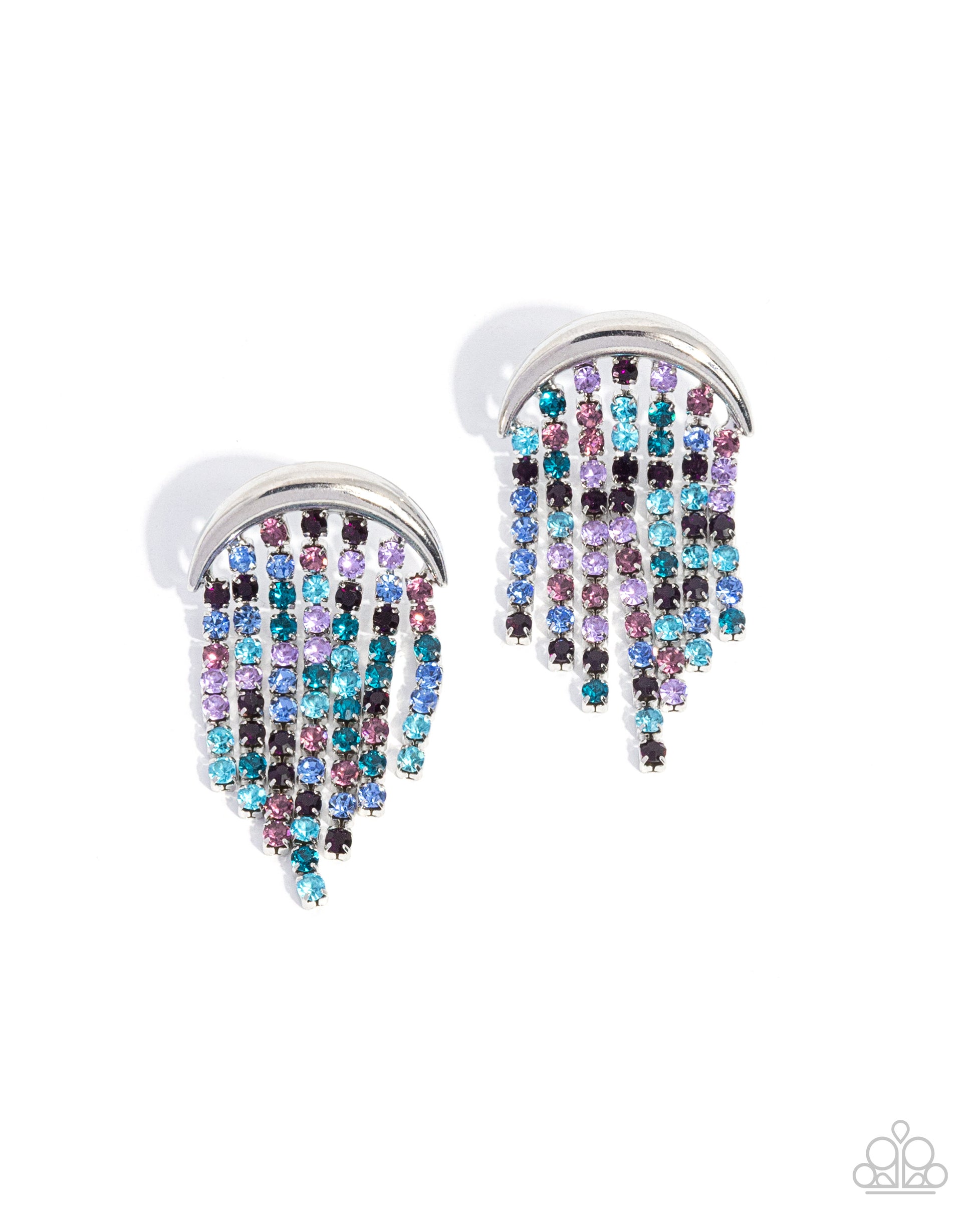 Fractal Fringe - multi - Paparazzi earrings