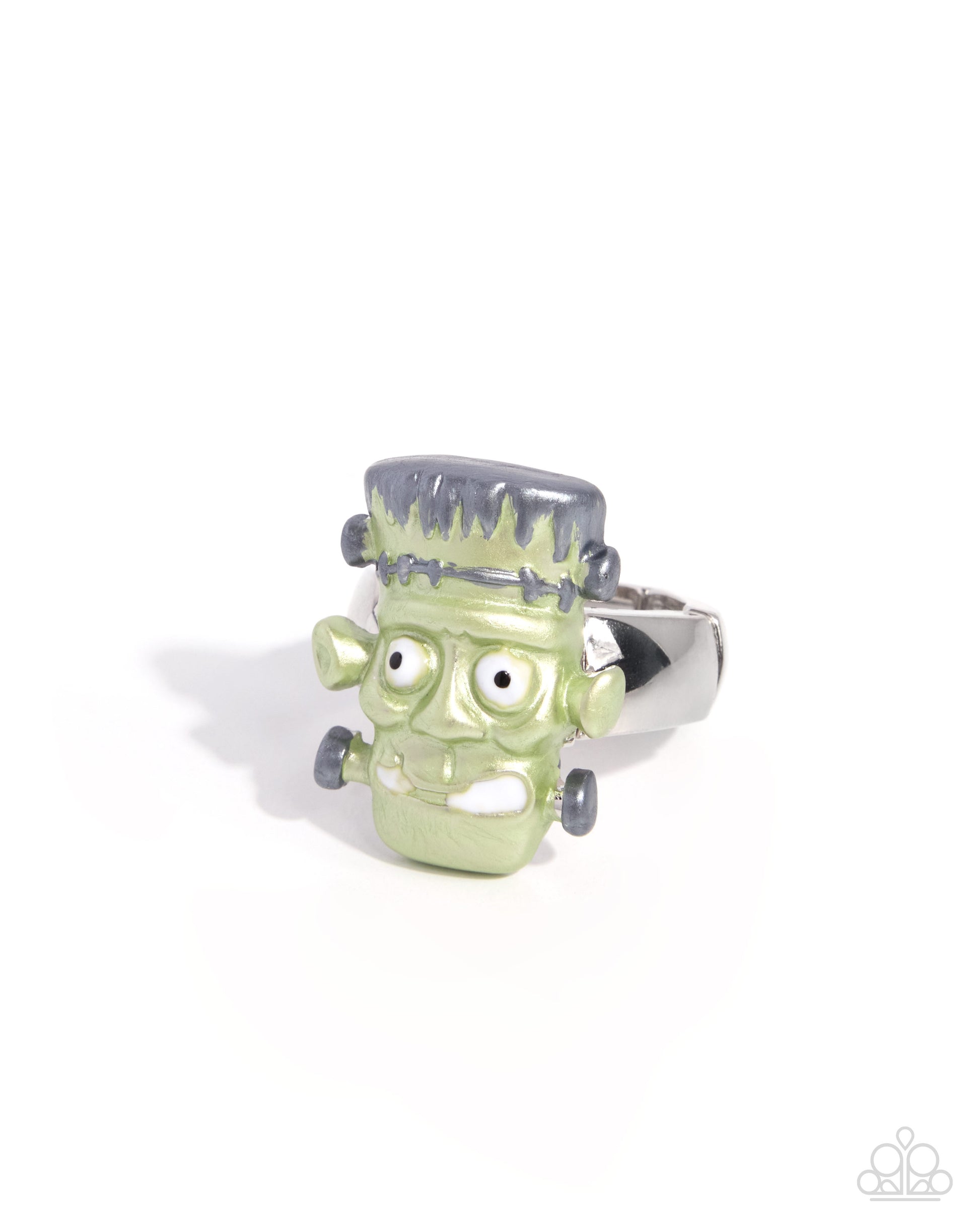 Frankenstein Fashion - green - Paparazzi ring