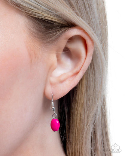 Frankly Flirting - pink - Paparazzi necklace