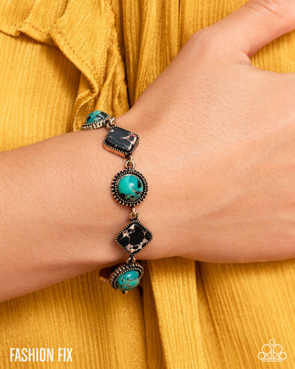 Free-Spirited Feat - green - Paparazzi bracelet