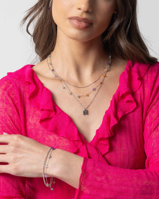 Free-Spirited Friends - purple - Paparazzi complete set