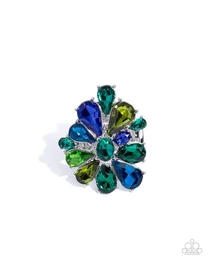 Free Facets - green - Paparazzi ring