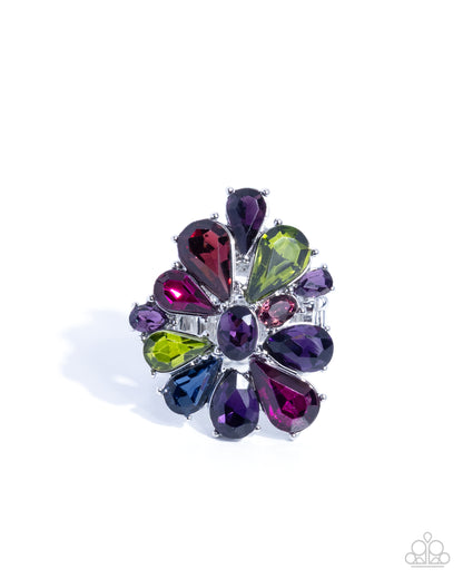 Free Facets - purple - Paparazzi ring