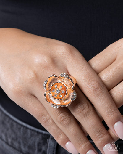 Freestyle Fusion - rose gold - Paparazzi ring