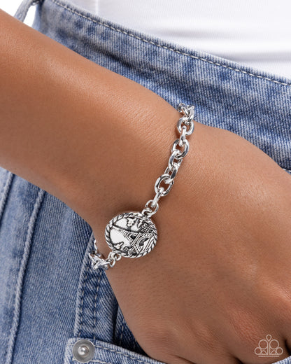 French Class - silver - Paparazzi bracelet