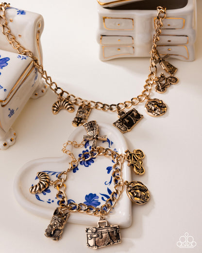 French Fashion - gold - Paparazzi complete set