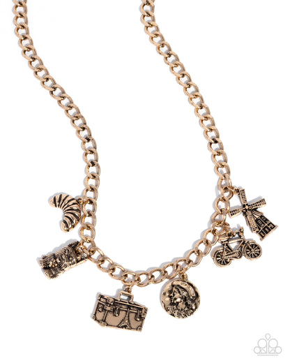 French Fashion - gold - Paparazzi complete set