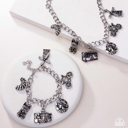 French Fashion - silver - Paparazzi complete set