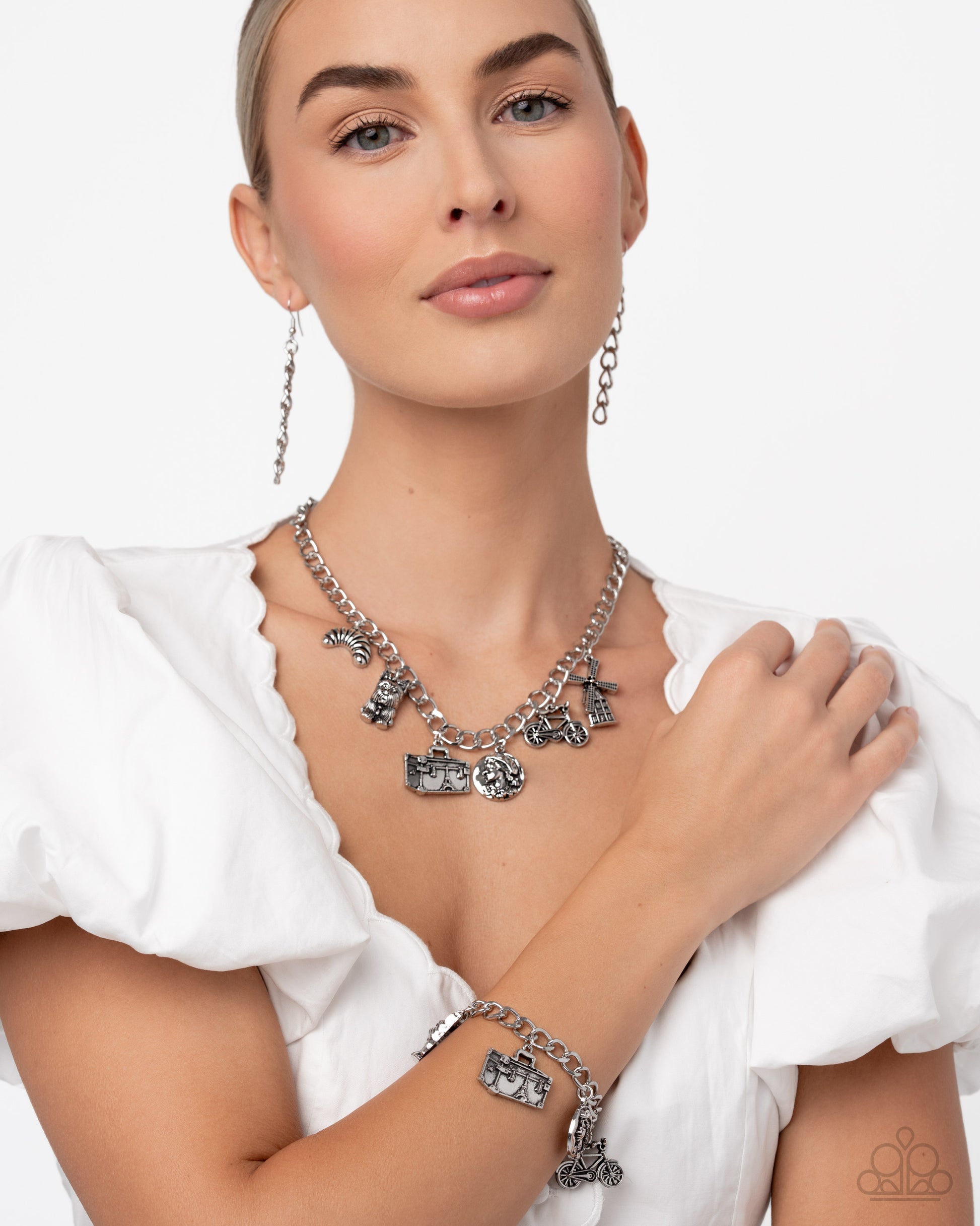 French Fashion - silver - Paparazzi complete set