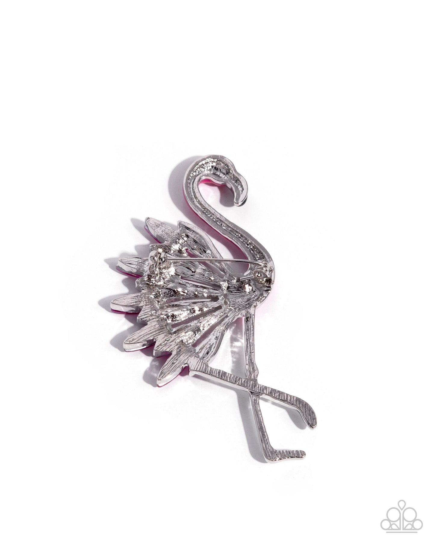 Frenetic Flamingo - pink - Paparazzi brooch