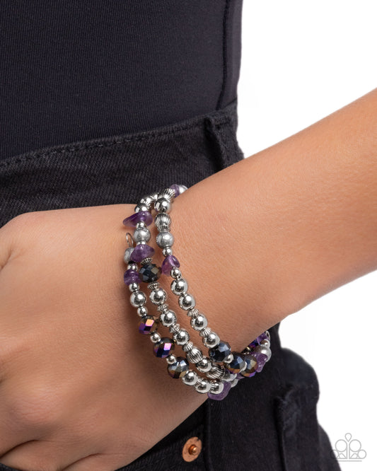 Fresh Fantasy - purple - Paparazzi bracelet