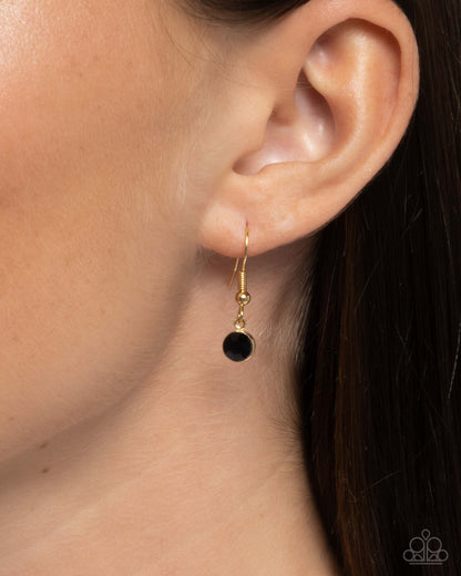 Fresh Fondness - black - Paparazzi necklace