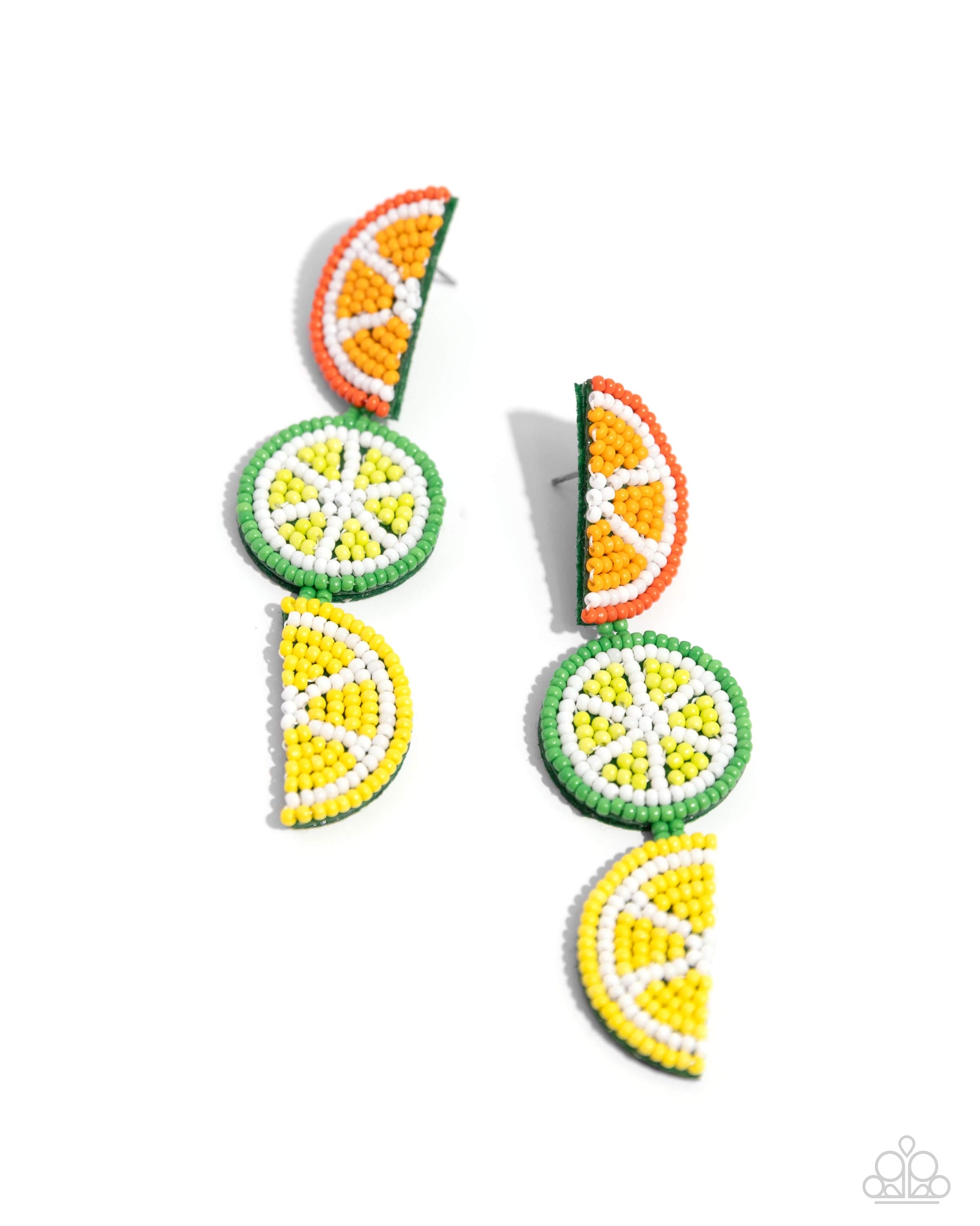 Fresh Fruit - multi - Paparazzi earrings