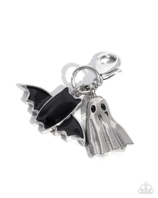 Fright Fan - silver - Paparazzi charm bracelet