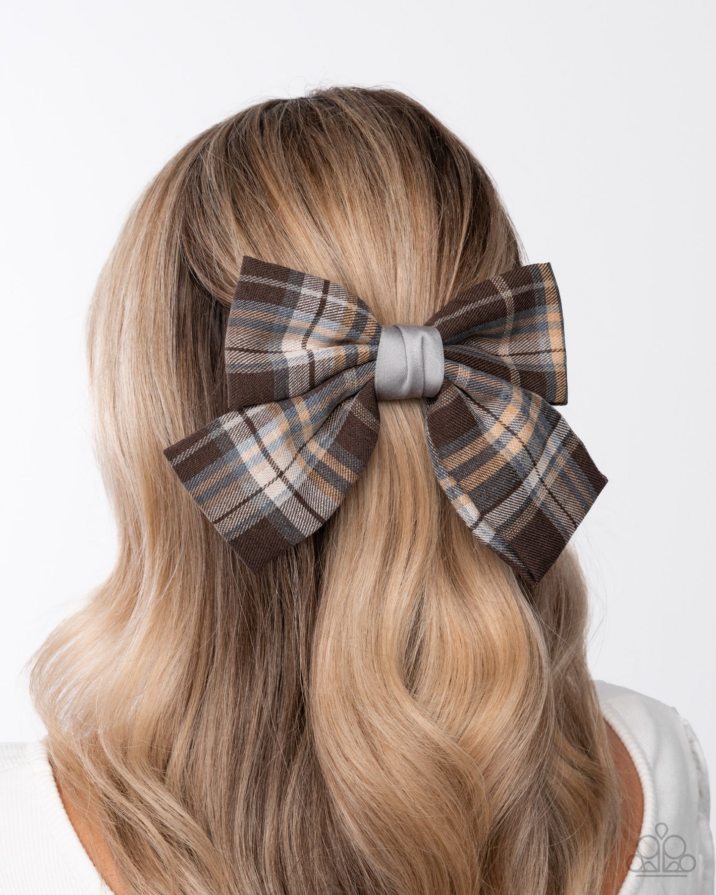 Front BOW Seat - brown - Paparazzi hair clip