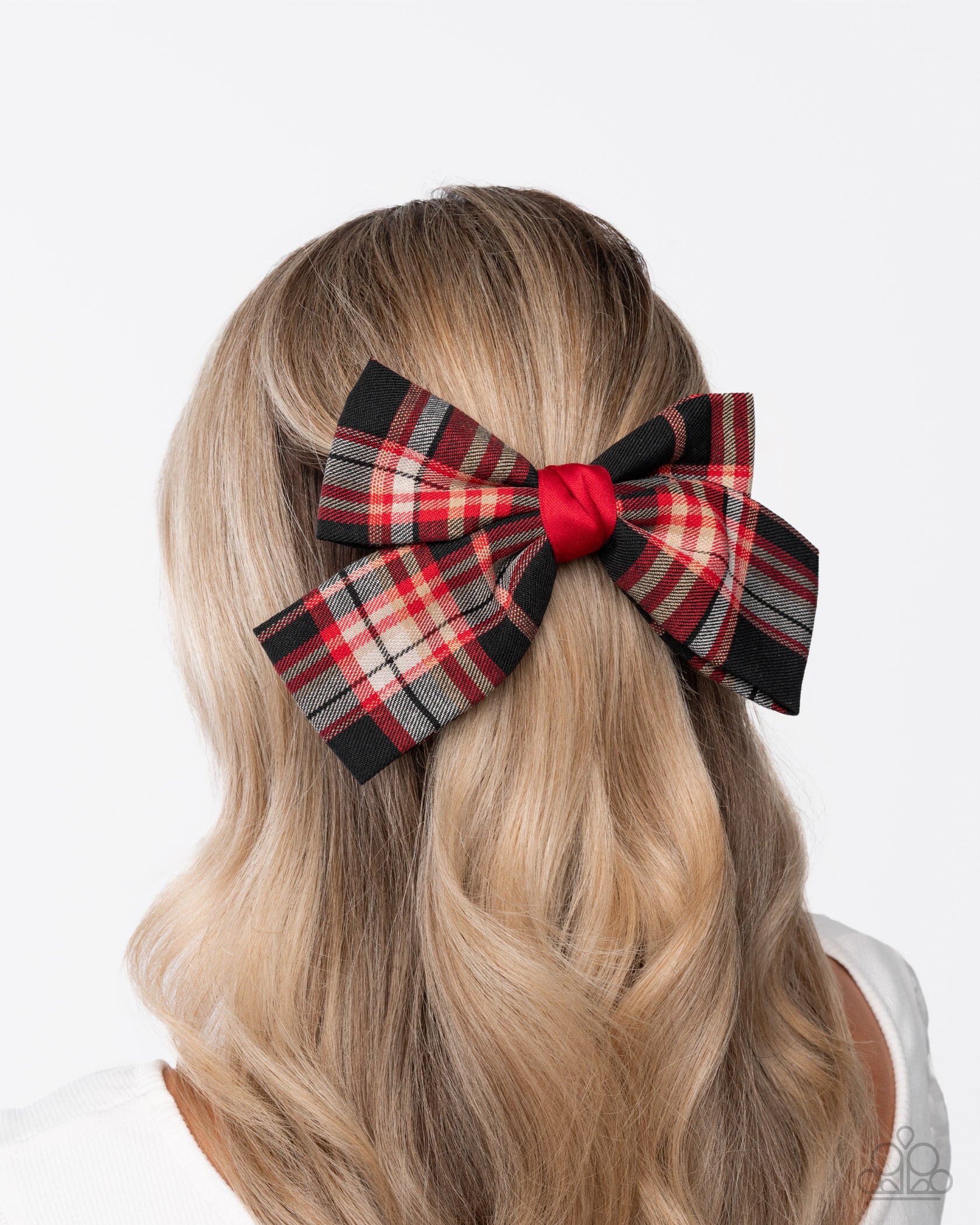 Front BOW Seat - red - Paparazzi hair clip