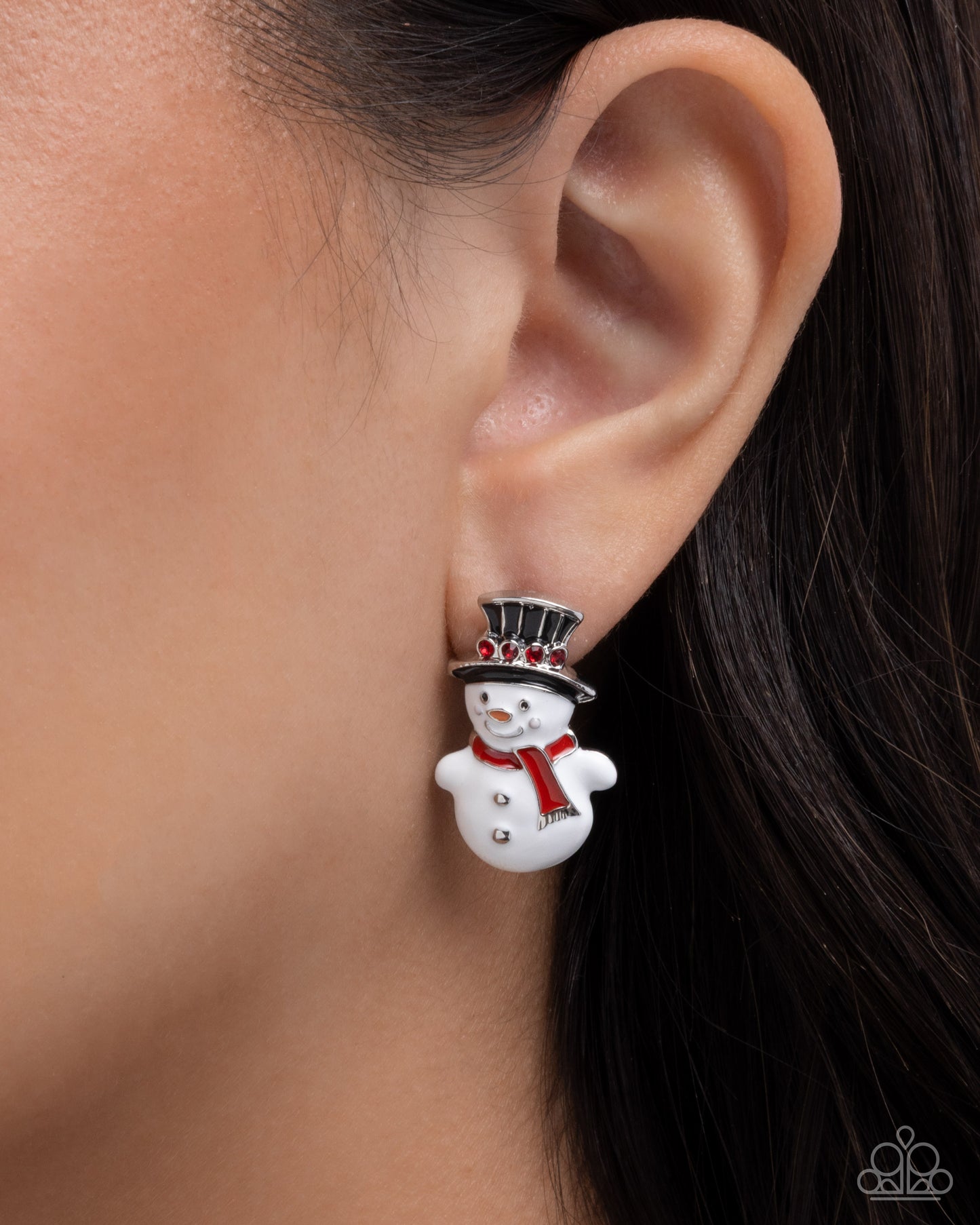 Frosty Flair - multi - Paparazzi earrings