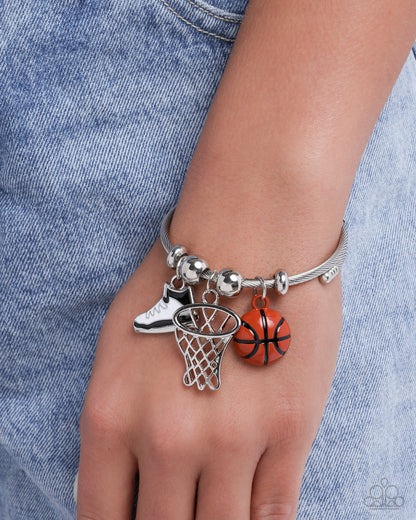 Full Court Advantage - orange - Paparazzi bracelet