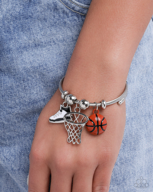 Full Court Advantage - orange - Paparazzi bracelet