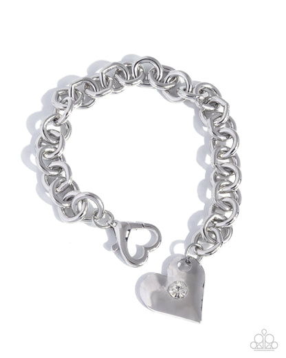 Full of Affection - white - Paparazzi bracelet