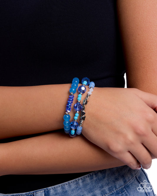 Fun-Loving Fairytale - blue - Paparazzi bracelet