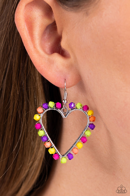 Fun-Loving Fashion - multi - Paparazzi earrings