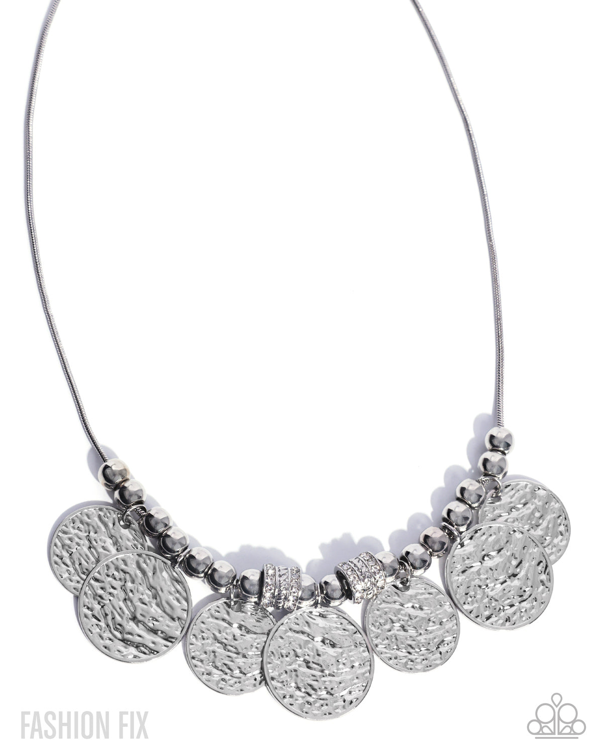 Fun-Loving Festival - white - Paparazzi necklace