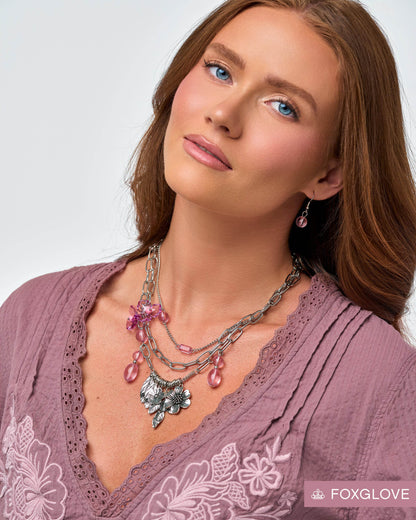 Futuristic Freestyle - pink - Paparazzi necklace