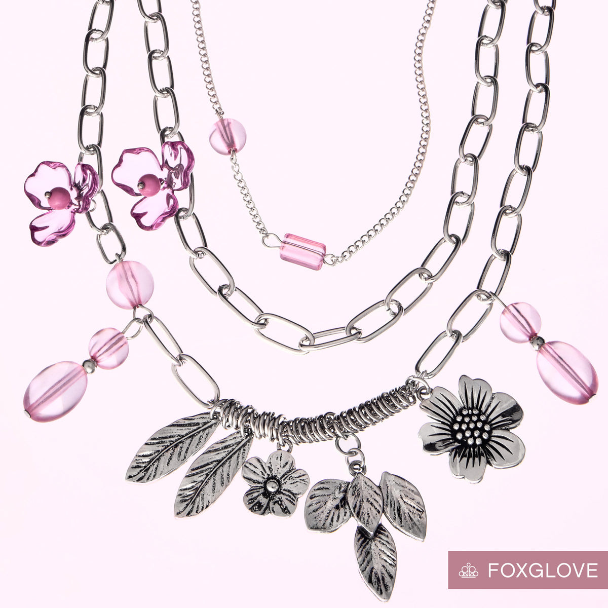 Futuristic Freestyle - pink - Paparazzi necklace