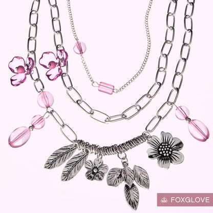 Futuristic Freestyle - pink - Paparazzi necklace