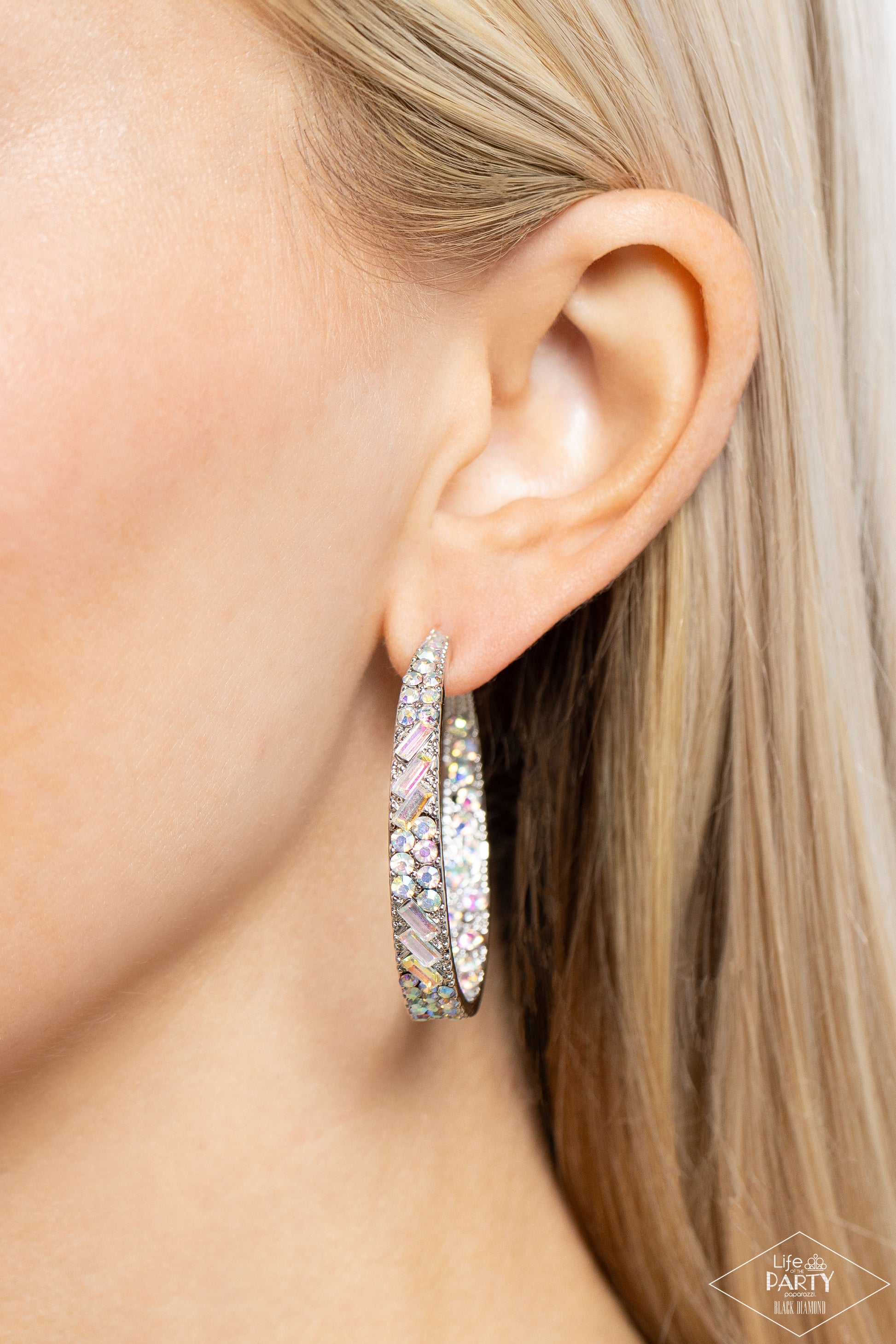 GLITZY By Association - multi - Paparazzi earrings