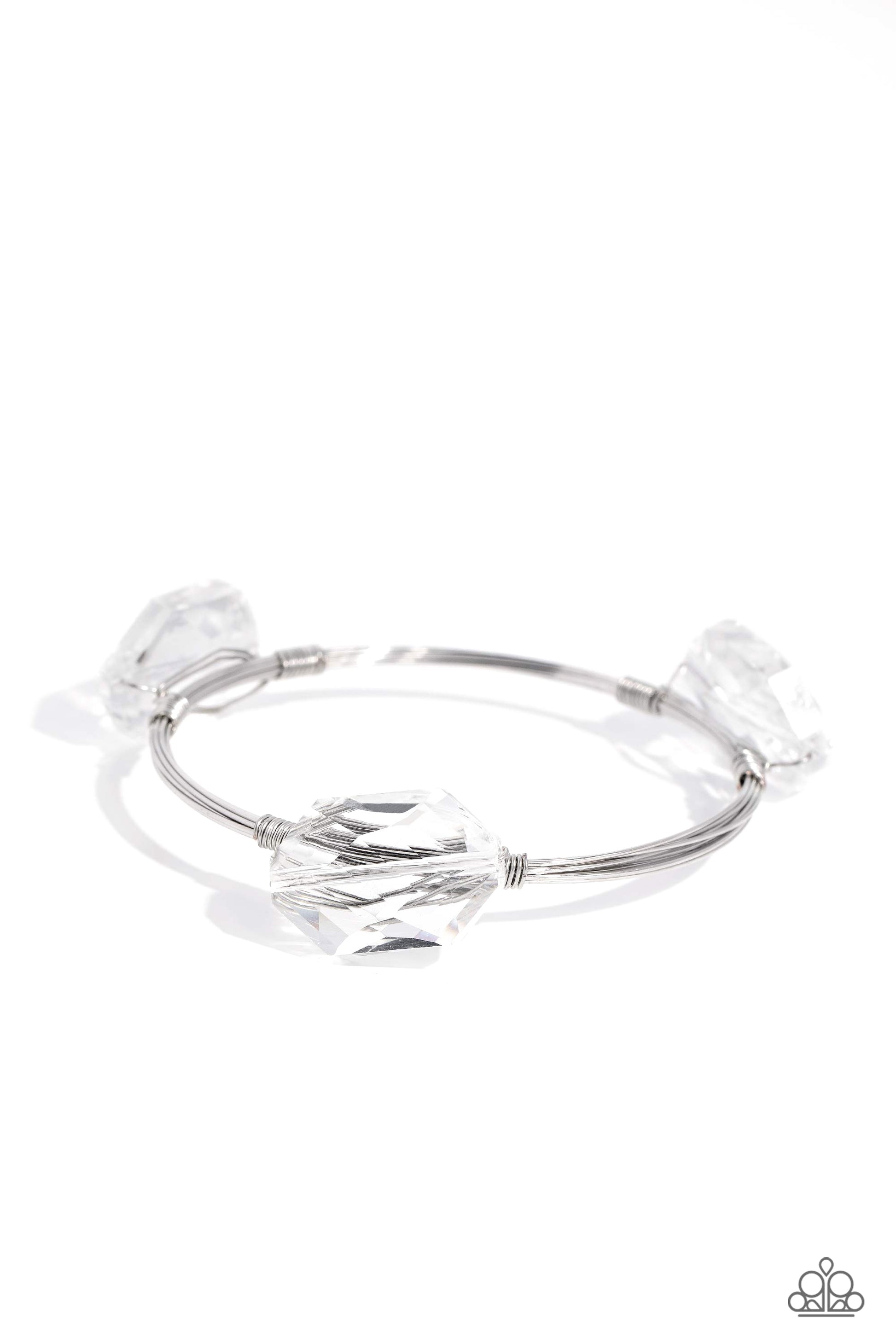 Galactic Getaway - white - Paparazzi bracelet