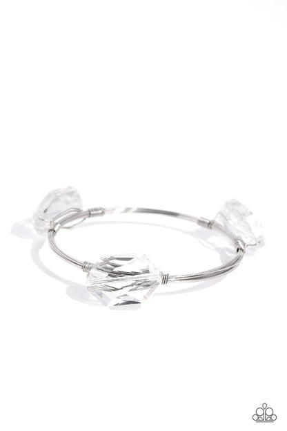 Galactic Getaway - white - Paparazzi bracelet