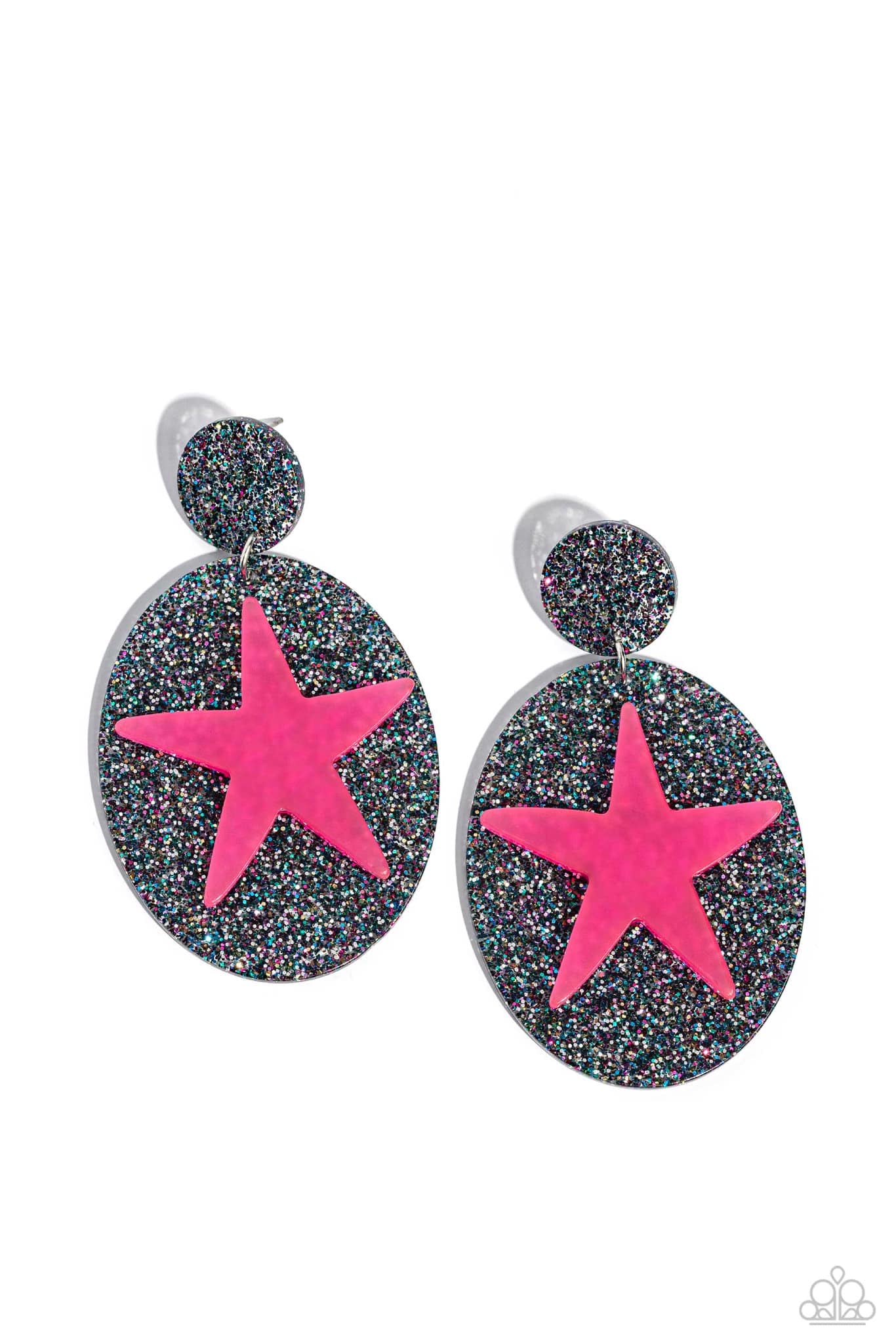 Galaxy Getaway - pink - Paparazzi earrings