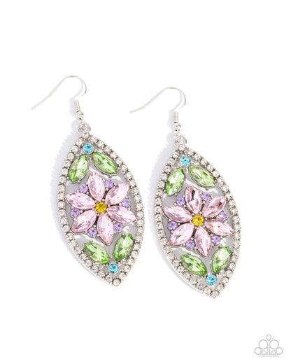 Gallant Garden - multi - Paparazzi earrings