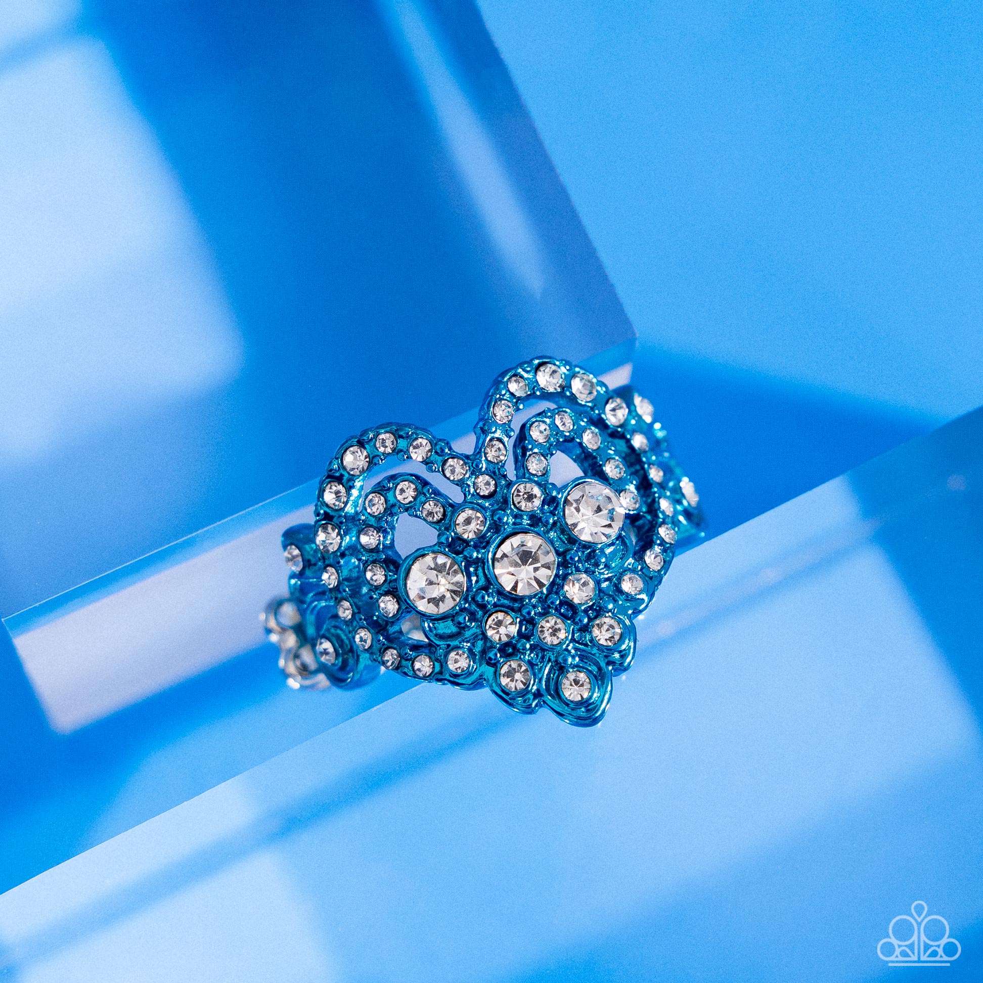 Gallant Glitter - blue - Paparazzi ring