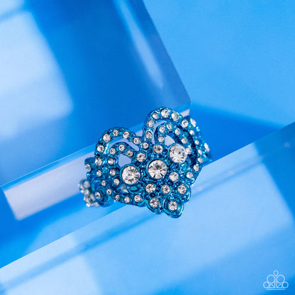 Gallant Glitter - blue - Paparazzi ring