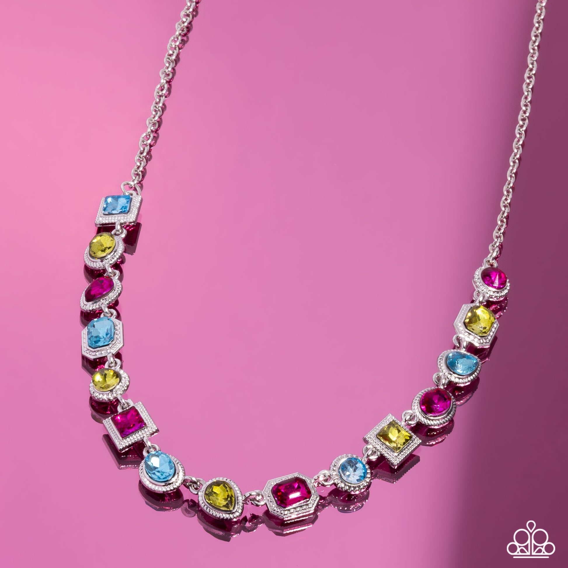 Gallery Glam - multi - Paparazzi necklace