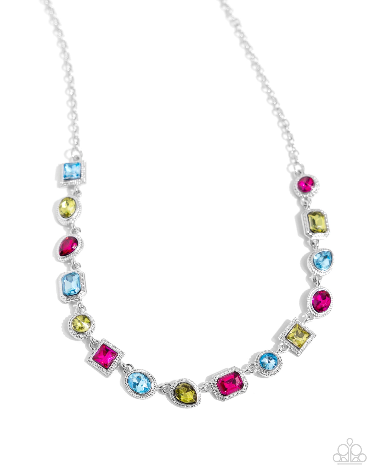 Gallery Glam - multi - Paparazzi necklace