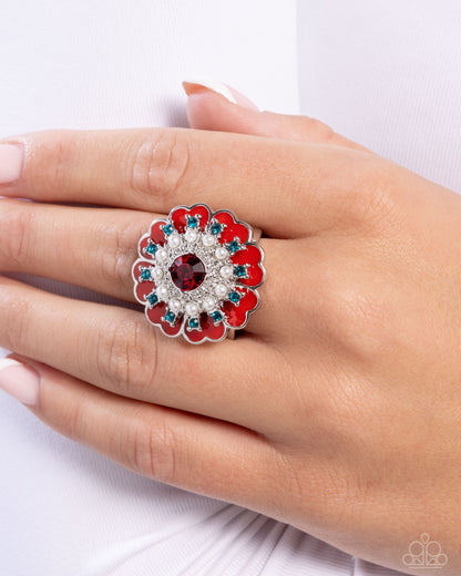 Gallery Glitz - red - Paparazzi ring