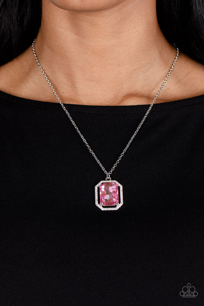 Galloping Gala - pink - Paparazzi necklace