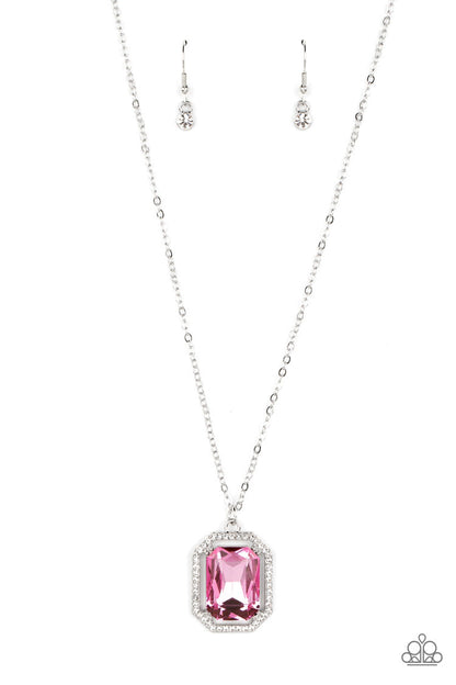 Galloping Gala - pink - Paparazzi necklace
