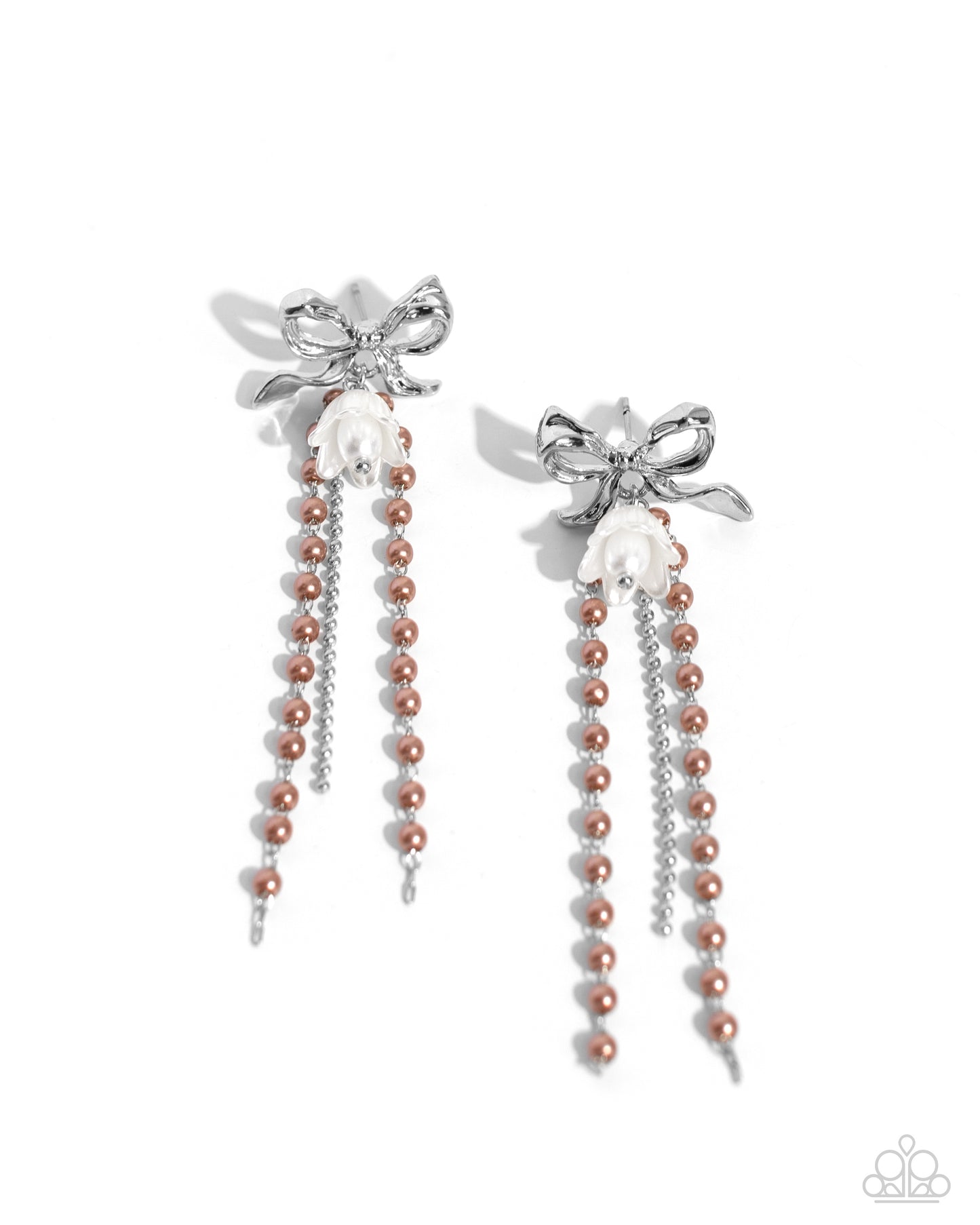 Garden Gain - brown - Paparazzi earrings