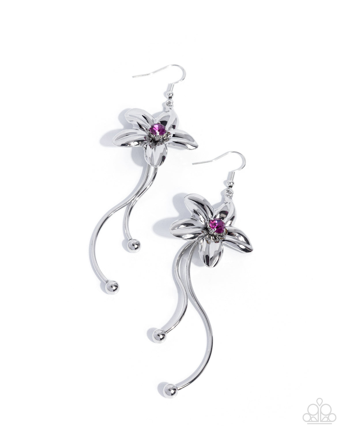 Garden Gait - pink - Paparazzi earrings