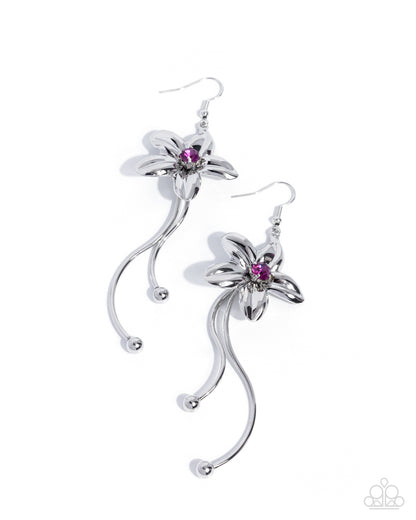 Garden Gait - pink - Paparazzi earrings