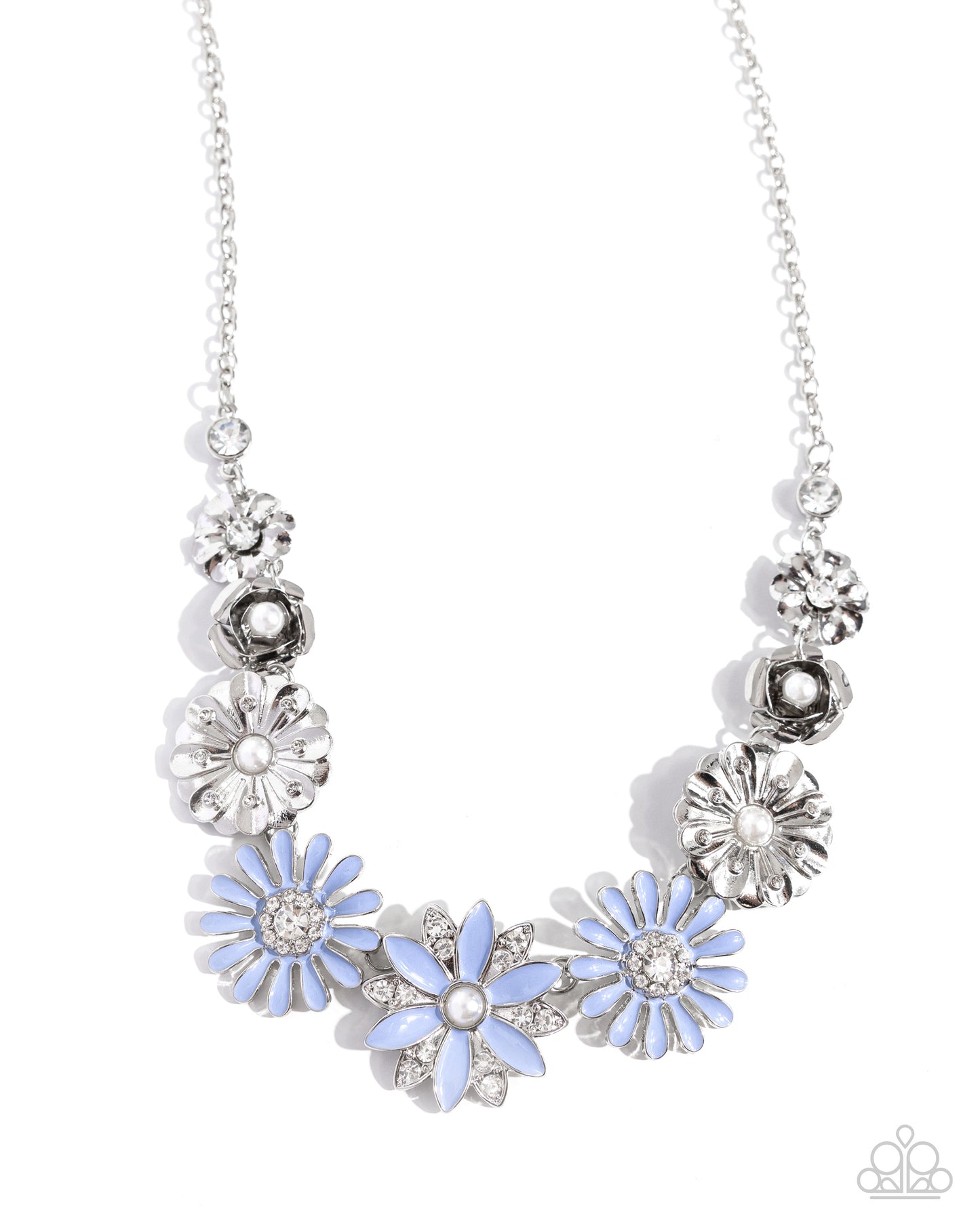 Garden Gesture - blue - Paparazzi necklace