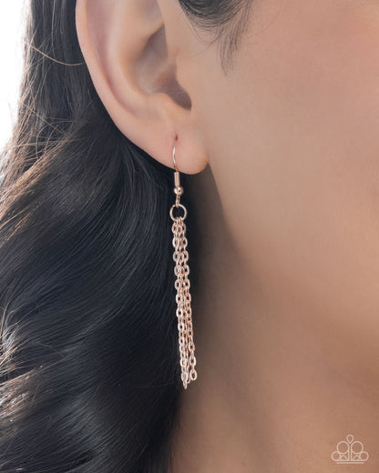 Garden Getaway - rose gold - Paparazzi necklace